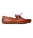 Mens Brooks Driver Leather Loafers Burnt Tan Base London-2
