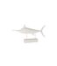 Statue Déco en Résine Espadon 72cm Blanc-1