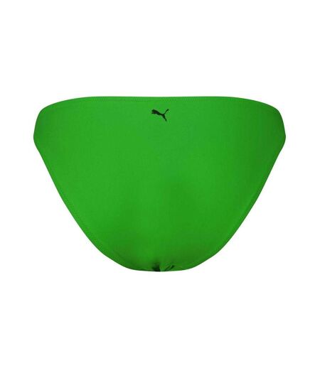 Womens/ladies Hipster Bikini Bottoms Bright Green Puma