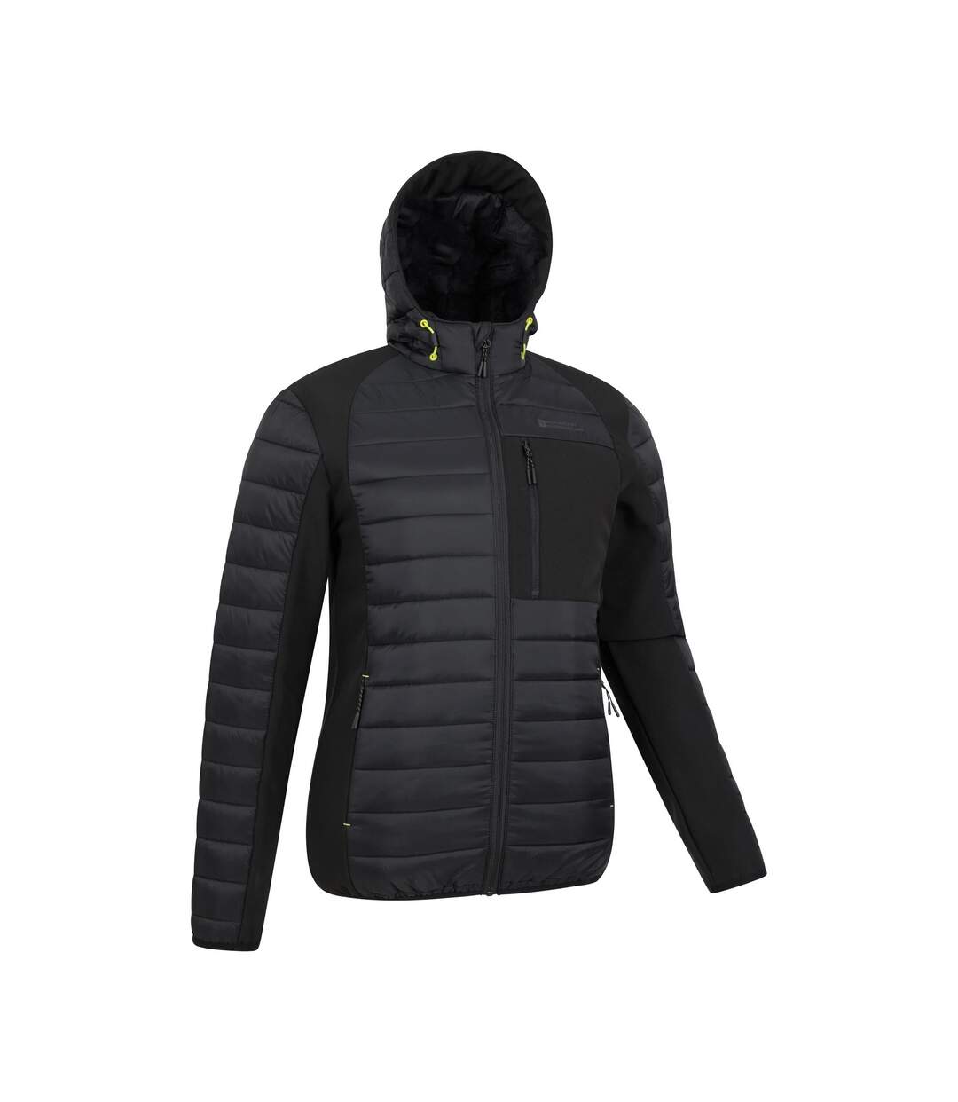 Mens Turbine Ii Softshell Padded Jacket Jet Black Mountain Warehouse-4