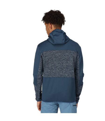 Regatta Mens Cadford V Marl Full Zip Fleece Jacket (Admiral Blue/Navy)