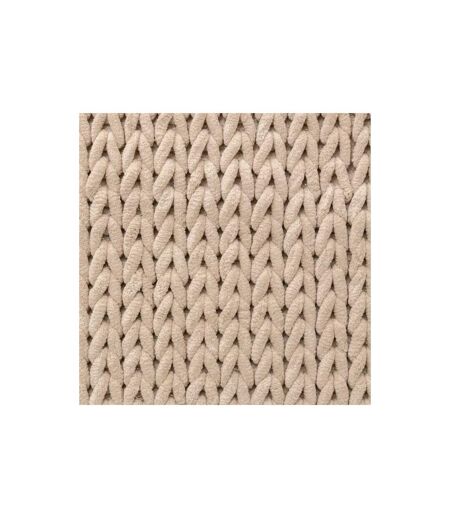 Tapis Salle de Bain Tissé Épais 50x75cm Naturel
