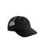 Vintage snapback trucker cap black Beechfield