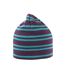 Bonnet Team Prune Turquoise Vif Gris Result Winter Essentials-1