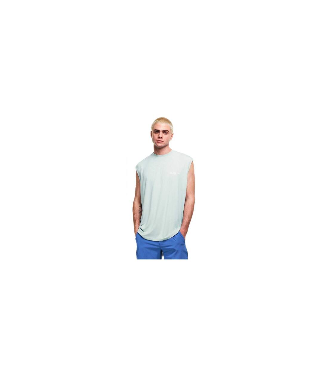 Mens 247 Performance Sleeveless Gym Tank Top Glacier Represent-1