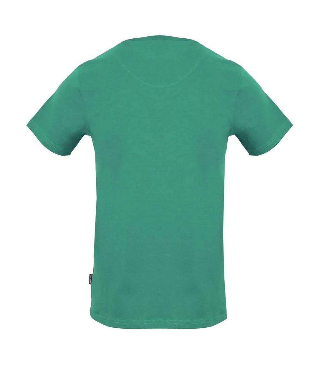 T-shirt Motif Bande Homme Vert Aquascutum-2