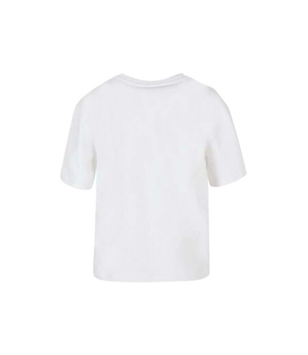 T-shirt Femme/ladies Bad Idea Blanc Miss Tee