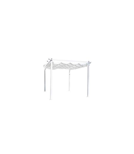 Pergola Avec Toit Lazio 345cm Blanc