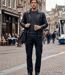 Challenger PANT2001C Pantalon cargo noir : le confort stretch utilitaire-5