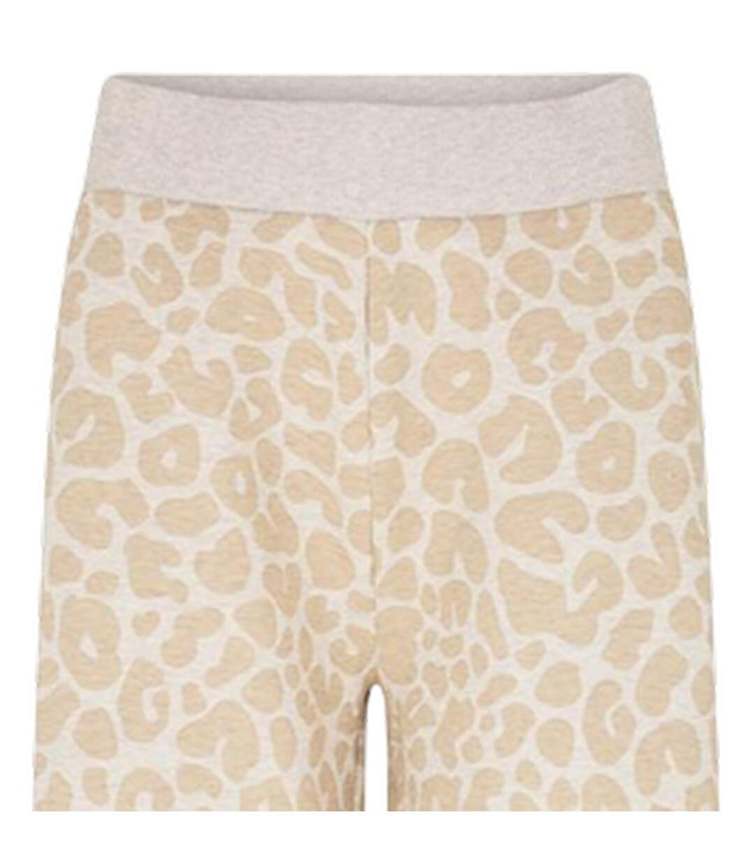 Pantalon De Détente Motif/style Imprimé Léopard Femme Blanc Boss-3