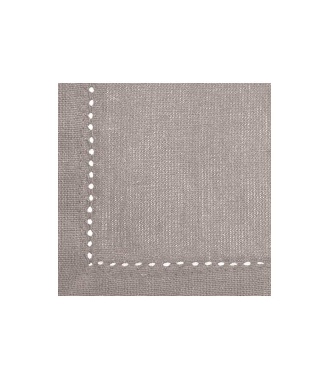 Nappe Rectangulaire Chambray 140x240cm Gris-2