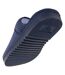 Isotoner Chaussons Mules femme ultra confortables, en suédine, semelle crantée-5