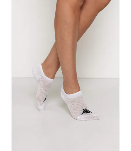 Socquettes invisibles avec logo, clair