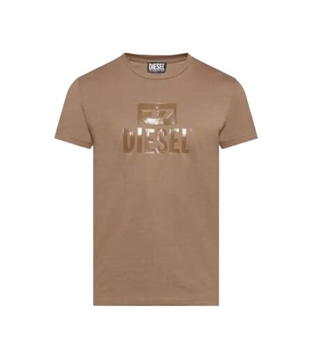 T-shirt marron homme diesel t-diego - l