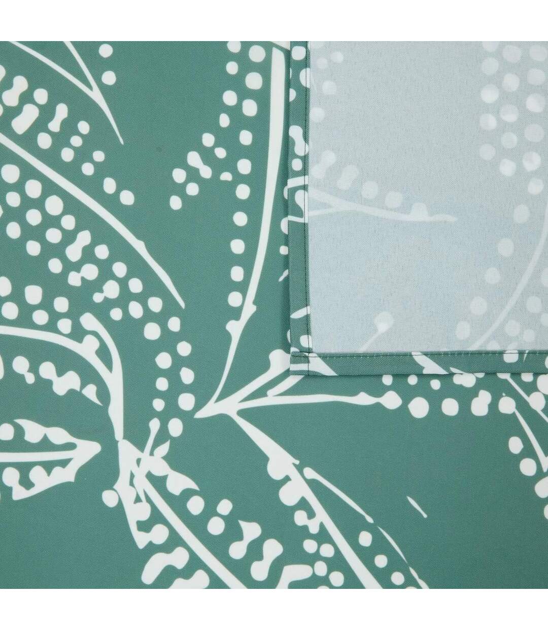 Nappe Antitache Imprimée Tropical 140x240cm Vert Olive-2