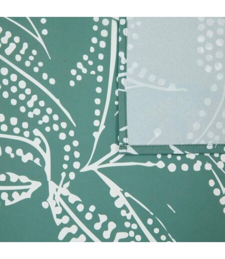 Nappe Antitache Imprimée Tropical 140x240cm Vert Olive
