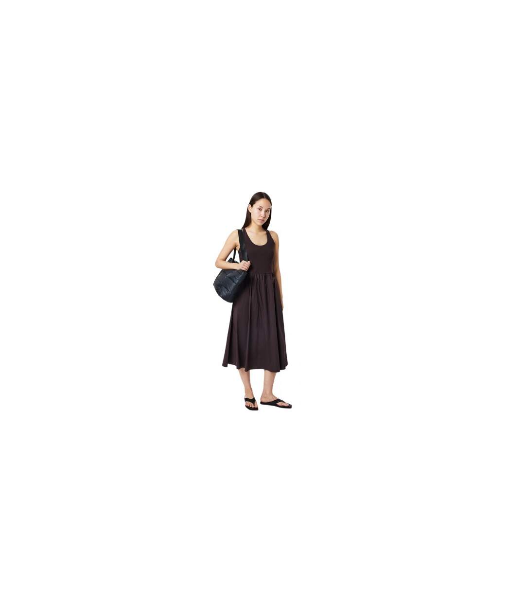 Robe Mi-longue Femme Marron Sweaty Betty-1
