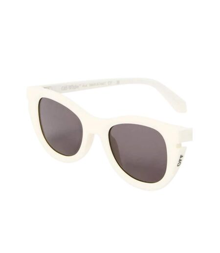 Womens/ladies Uv Protection Square Sunglasses One Size White Off White