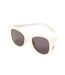 Womens/ladies Uv Protection Square Sunglasses One Size White Off White-2