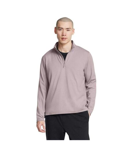 Mens Meridian Quarter Zip Sweatshirt Grey Under Armour