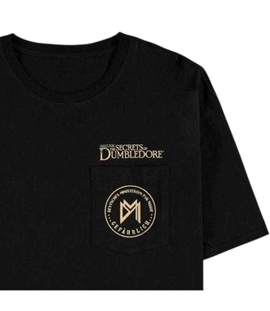 T-shirt Homme Noir Fantastic Beasts: The Secrets Of Dumbledore-3