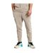 Mens Project Rock Fleece Icon Tapered Athletic Joggers Brown Under Armour-4