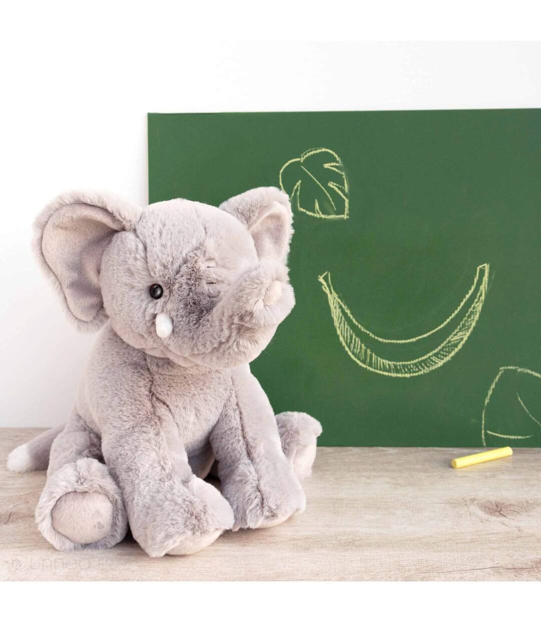 Peluche polyester collection DANS LA SAVANE gris Eléphant-2
