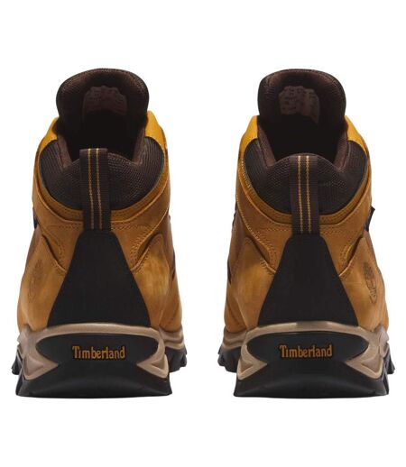 Mens Mt. Maddsen Leather Mid Cut Waterproof Hiking Boots Wheat Timberland