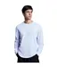 Mens Headline Heavyweight Long-sleeved T-shirt White Anthem-3
