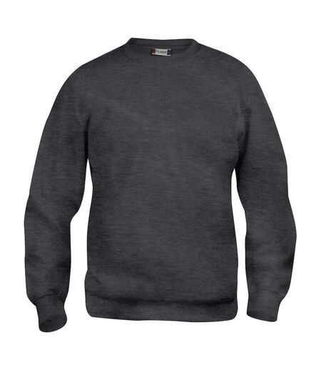 Sweat basic adulte anthracite chiné Clique