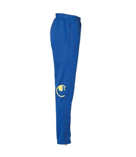 Mens Score Slim Trousers Blue Lime UHL Sport