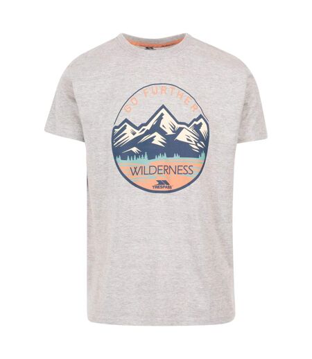 T-shirt Lagoon Homme Gris Chiné Trespass