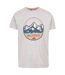 T-shirt Lagoon Homme Gris Chiné Trespass-1