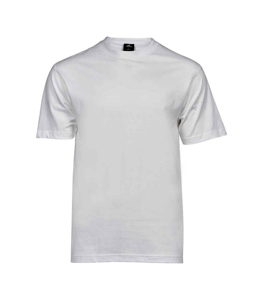 Mens basic t-shirt white Tee Jays-1