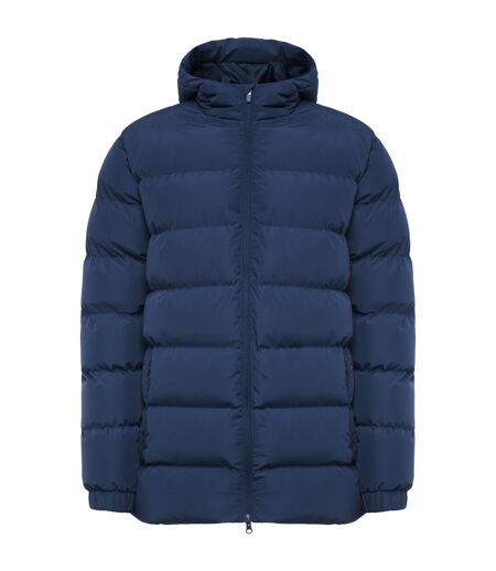 Mens Nepal Padded Parka Navy Blue Roly