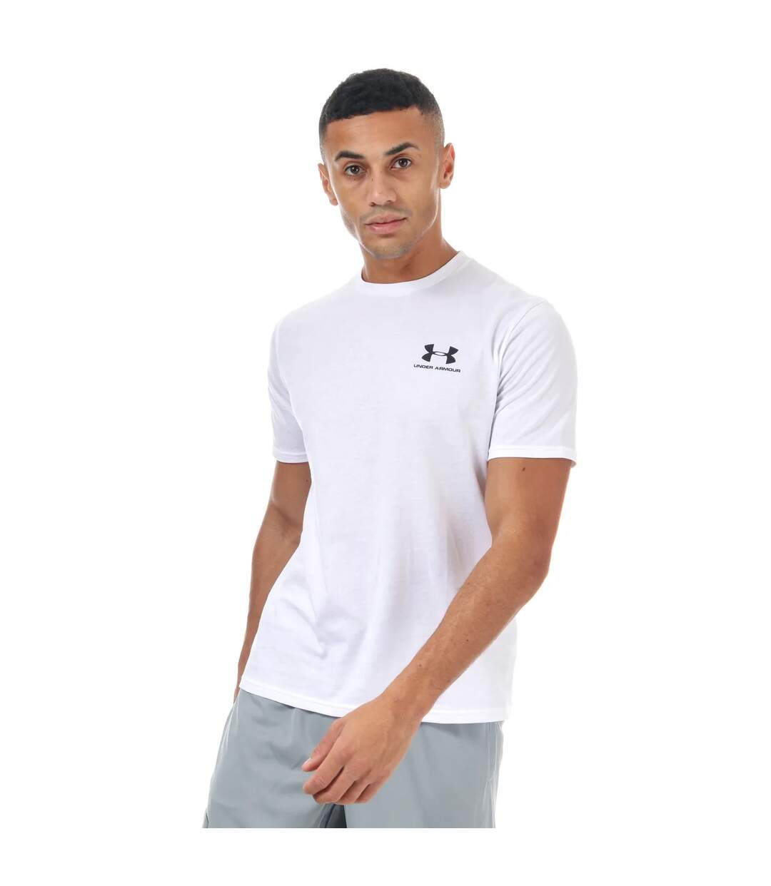 T-shirt manches courtes sportstyle homme blanc Under Armour-1