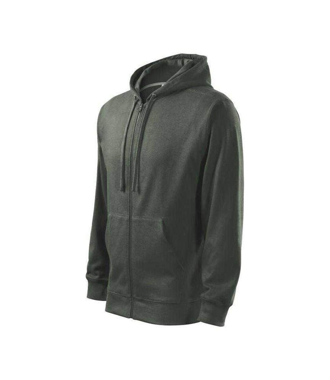 Mens Trendy Fitted Hoodie Green Malfini-3