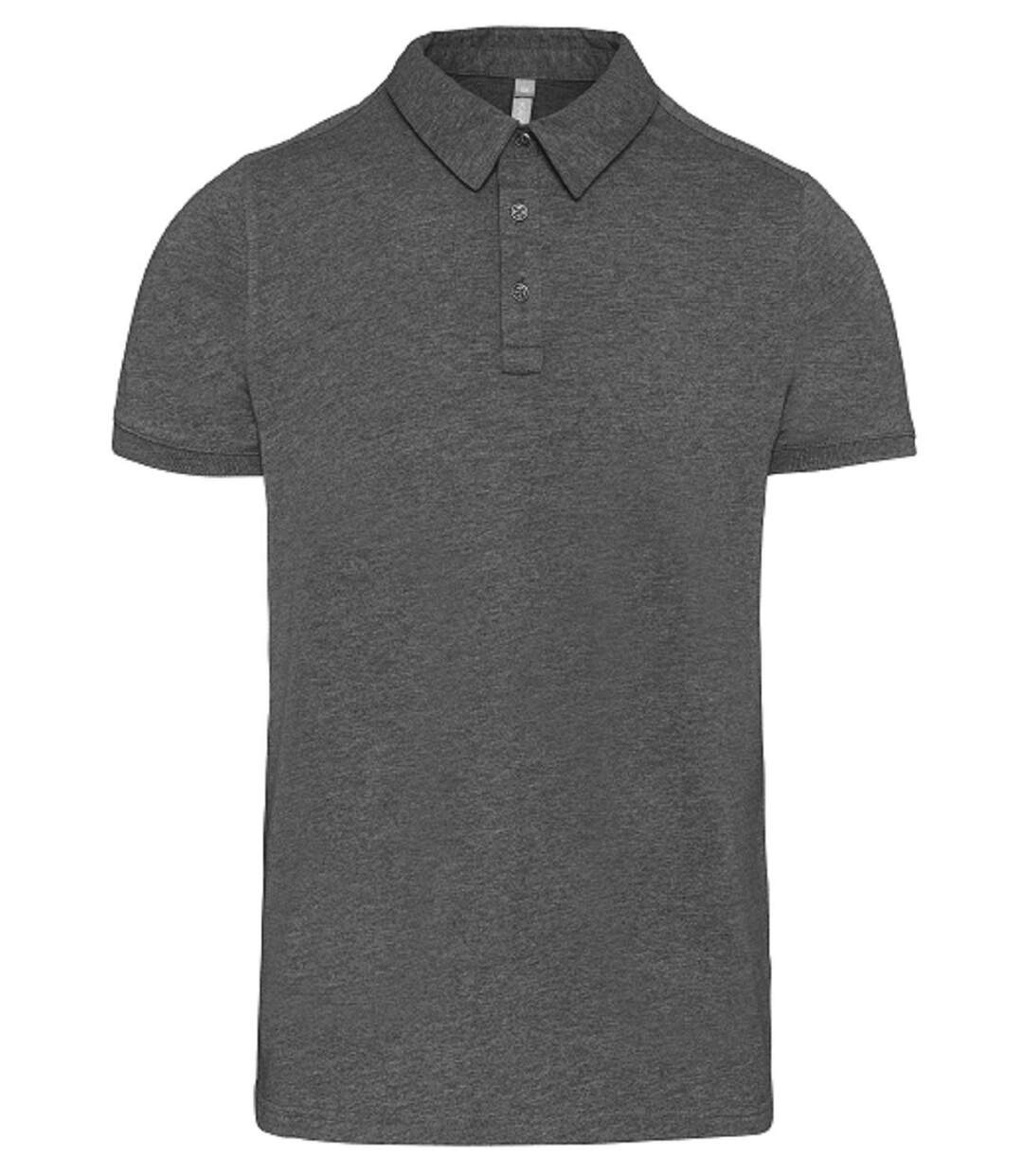 Polo jersey manches courtes - Homme - K262 - gris heather-2