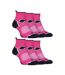 Ladies 6 Pack Arch Support Ankle Socks with Cushioning, Padded Heel & Toe-1