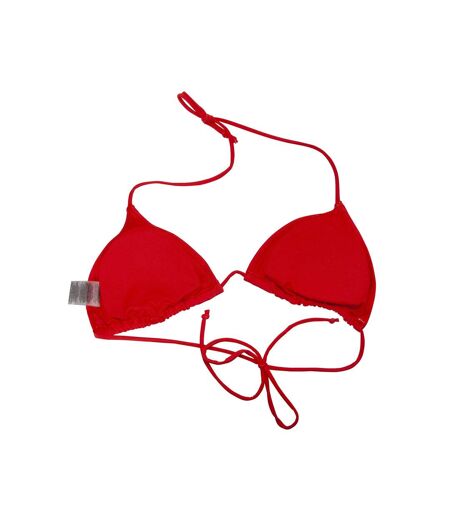 Brave Soul Womens/Ladies Bikini Halterneck Top (Red) - UTUT275