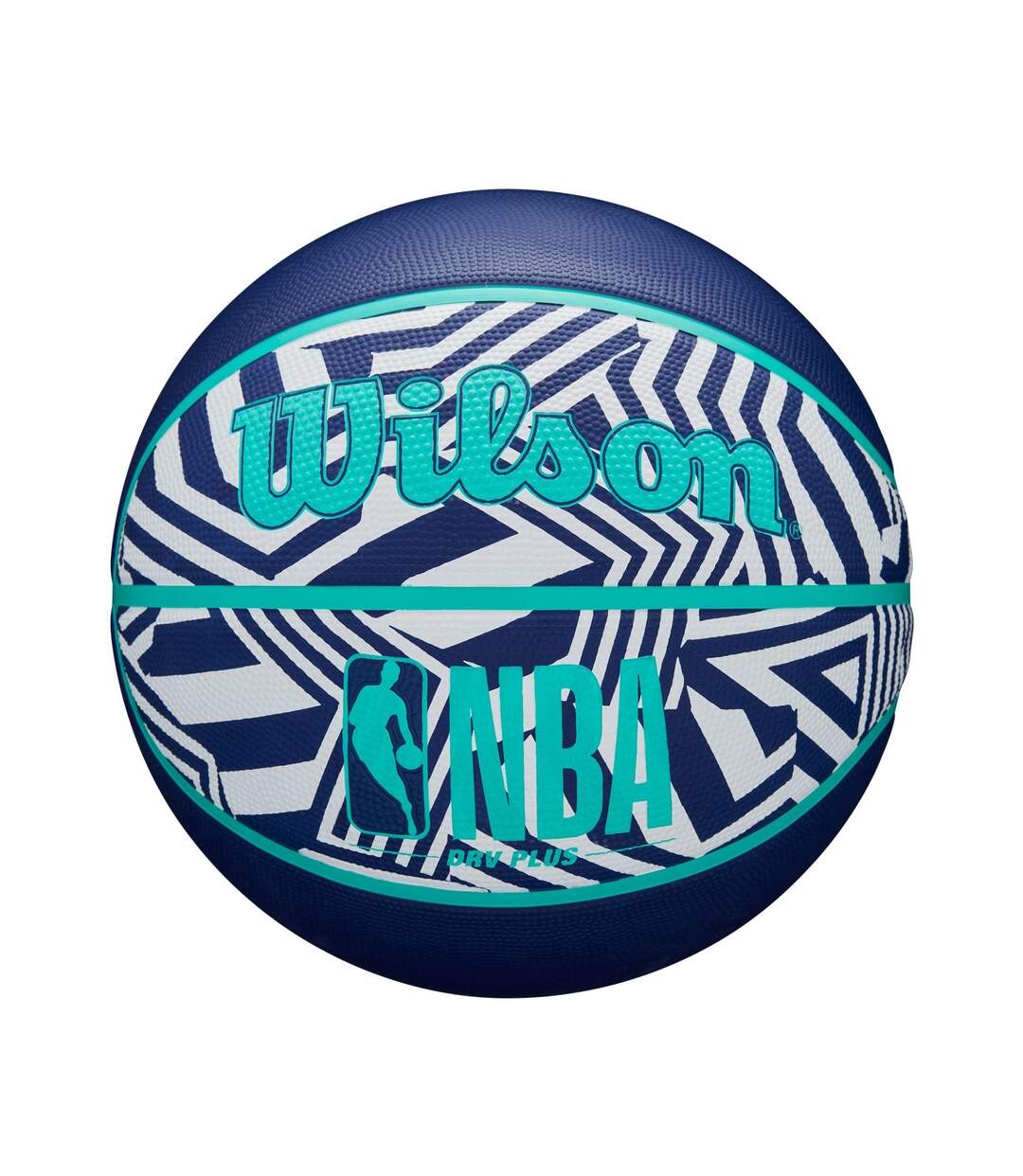 Ballon De Basket Nba Drv Plus Dazzle Taille 7 Bleu Noir Blanc Wilson-1