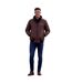 Unisex Adult Wyke Fleece Lined Bomber Jacket Brown Whitaker-3