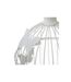 Lot de 2 Cages à Oiseaux Métal Bird 39cm Blanc-2