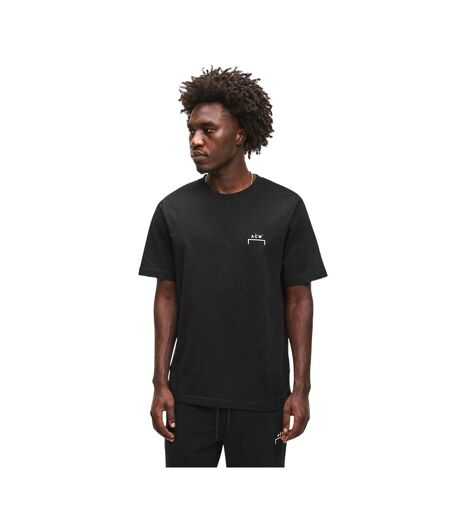 Mens Follet Logo T-shirt Black A-COLD-WALL