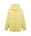 Unisex Adult Plaid Hooded Regular Long-sleeved Shirt Yellow Diesel-3