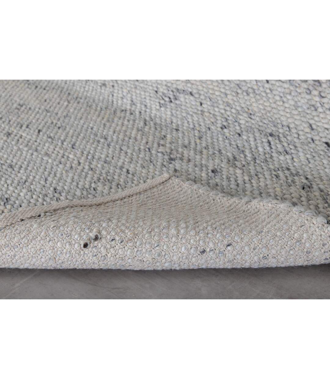 Tapis Déco en Laine Ganga 171x243cm Ivoire-5