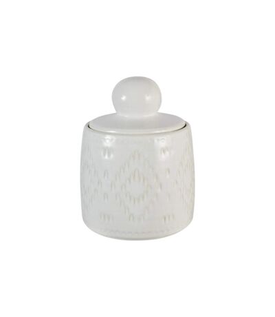 Boîte Déco en Céramique Mala 19cm Blanc