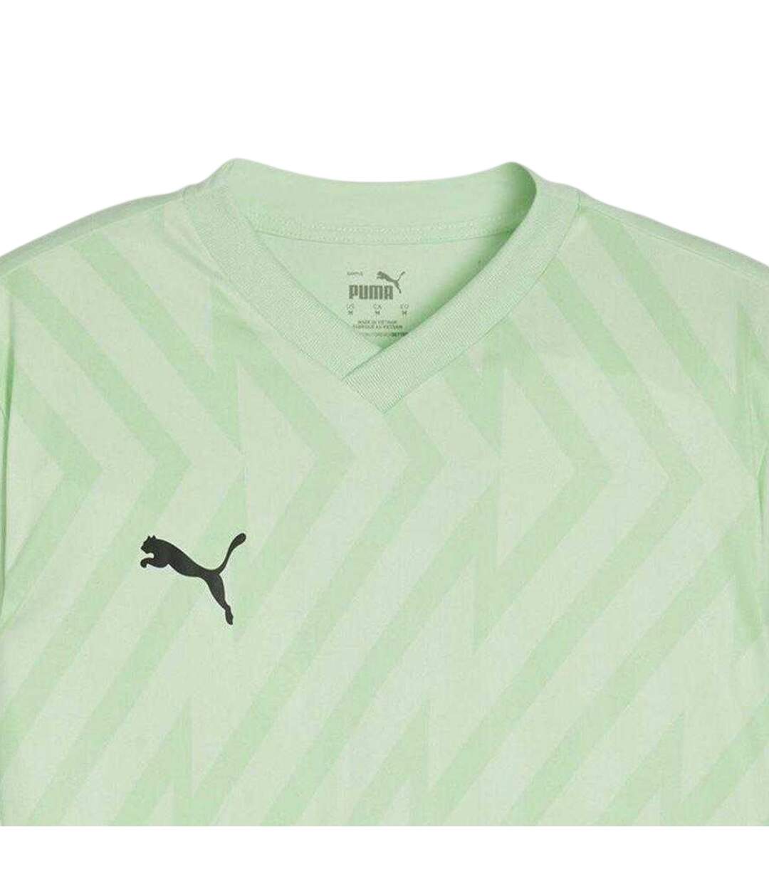 Mens Teamglory Chevron T-shirt Fresh Mint Black Puma-3