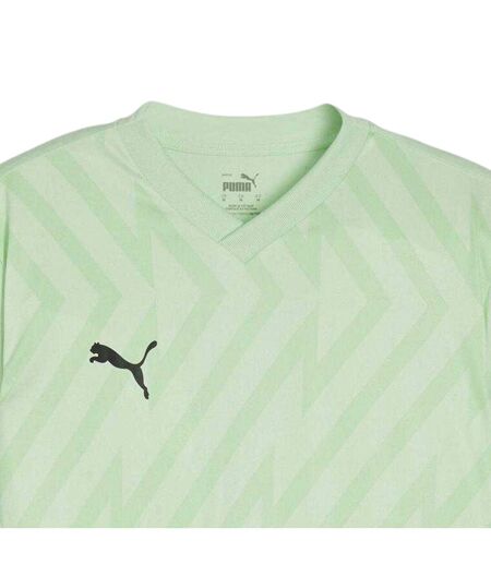 Mens Teamglory Chevron T-shirt Fresh Mint Black Puma