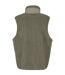 Mens Bonded Sherpa Gilet Pale Olive Build Your Brand-2
